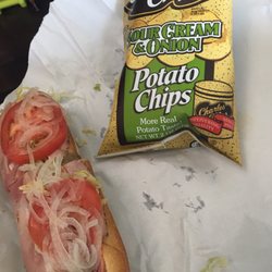 Dale's Deli - 6 inch Italian hoagie. Sour Cream &a Onion Charles Chips.