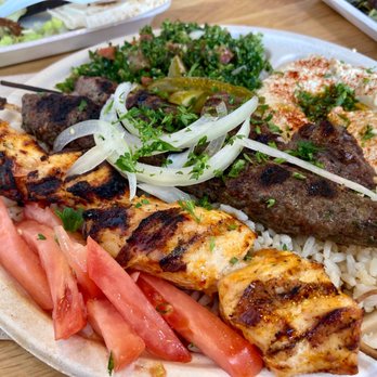 Habibi Lebanese Grill - Mixed Kabob Platter - Mediterranean Near Me - Orlando, Florida