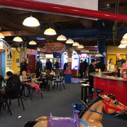 The Adventure Zone - Cafe, seating area, & private Birthday party area