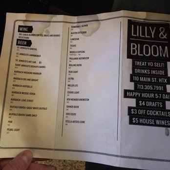 Lilly & Bloom - Cocktail Bars Near Me - Houston, Texas Lilly & Bloom - Cocktail Bars Near Me - Houston, Texas