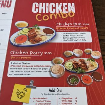Chicken & Co - Menu - Thai Near Me - Cambridge, Massachusetts