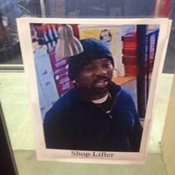 Laurel Liquors - Haha interesting door poster choices.