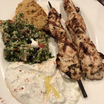 Boulevard Cafe - Mediterranean dinner plate - New American Near Me - Daly City, California