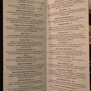 ChurchKey Pub - Cocktail menu (November 2018) - Pubs Near Me - Edmonds, Washington ChurchKey Pub - Cocktail menu (November 2018) - Pubs Near Me - Edmonds, Washington