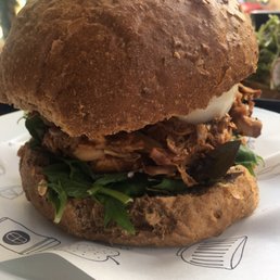 Breaky sandwich with jackfruit and egg Breaky sandwich with jackfruit and egg