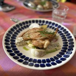 Perch dinner