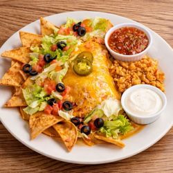Diner Between The Dams - wet burrito dinner special