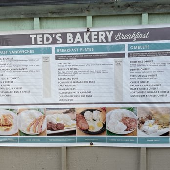Ted's Bakery - Menu - Bakeries Near Me - Haleiwa, Hawaii