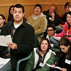 Young Actors' Theatre Camp - Casting Director Josh Einsohn teaching at the Young Actors' Theatre Camp.