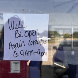 Peerless Cleaners - I am here at 3:30 pm on 6/20. They are closed & don't answer the phone even though the note says they will be open,