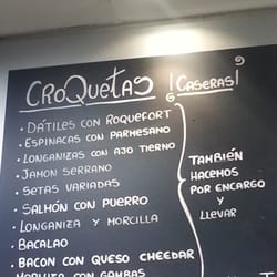 El Mercado - Tablero de croquetas caseras.