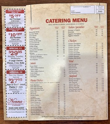 Menu photo 5 Nonna's of Wappingers Wappingers Falls, NY Menu photo 5 Nonna's of Wappingers Wappingers Falls, NY