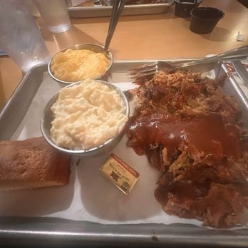 BJ's Nevada Barbecue - Potato salad cheesy grits and pulled pork. - Barbeque Near Me - Sparks, Nevada BJ's Nevada Barbecue - Potato salad cheesy grits and pulled pork. - Barbeque Near Me - Sparks, Nevada