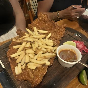 La Vaca Argentina - Milanesa was over cooked. - Steakhouses Near Me - Puerto Vallarta, JAL