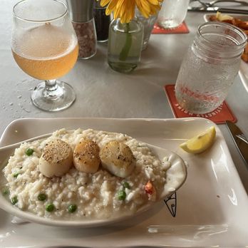Kimberly’s at the Marina - Scallop and Lobster Rissotto - Seafood Near Me - Hampden, Maine Kimberly’s at the Marina - Scallop and Lobster Rissotto - Seafood Near Me - Hampden, Maine