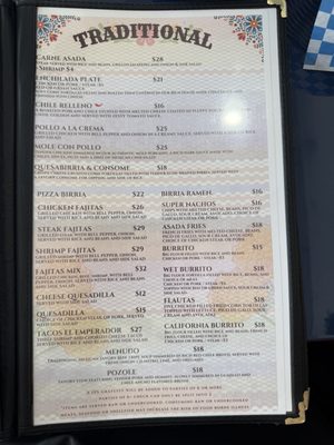 Menu photo 2 Mexico Mi Amor Marysville, WA