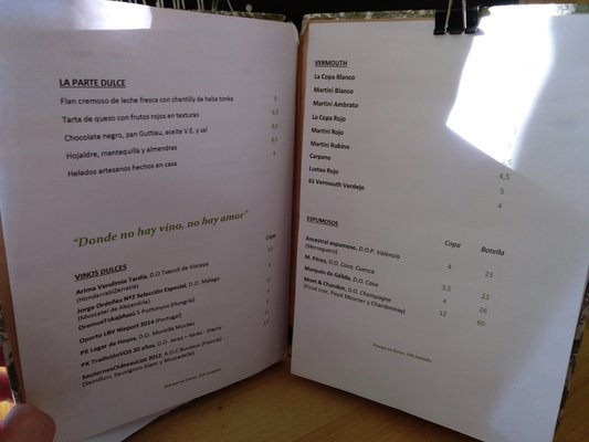 Menu photo 2 Santerra Madrid, M