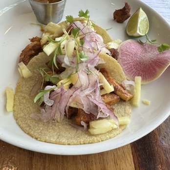 T'zunun - Chicken tacos! The salad was delicious. Served with 3. We already ate one. - Cocktail Bars Near Me - Pleasant Hill, California T'zunun - Chicken tacos! The salad was delicious. Served with 3. We already ate one. - Cocktail Bars Near Me - Pleasant Hill, California