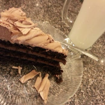 Caffe Greco - Heavenly chocolate cake with of course, milk. - Coffee & Tea Near Me - San Francisco, California Caffe Greco - Heavenly chocolate cake with of course, milk. - Coffee & Tea Near Me - San Francisco, California