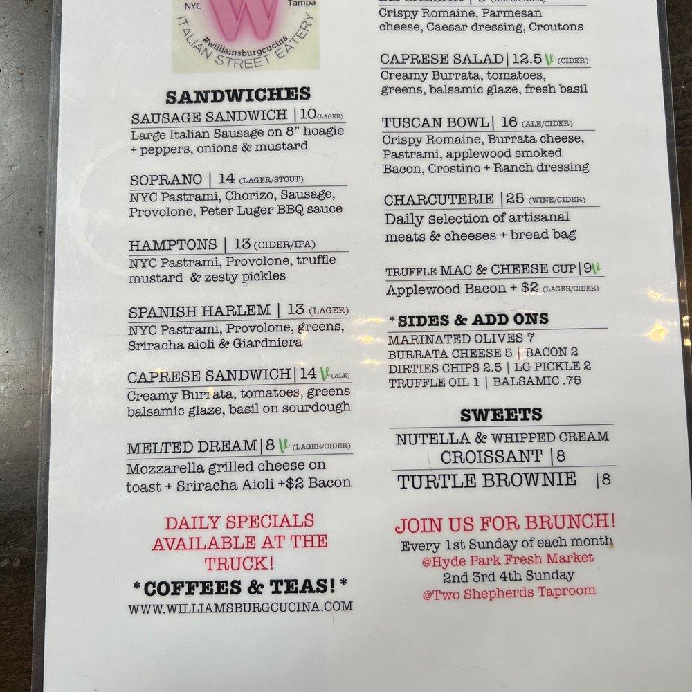 Two Shepherds Taproom - Menu - Bars Near Me - Tampa, Florida Two Shepherds Taproom - Menu - Bars Near Me - Tampa, Florida