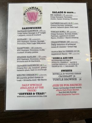 Menu photo 2 Two Shepherds Taproom Tampa, FL