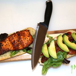 MoJo's Pasta House and Cajun Cook Shack - 22 hrs Shore to Door! Our Wild-Caught Atlantic Salmon hits the Eastern shore and arrives to us without ever being frozen in under 22 hrs!