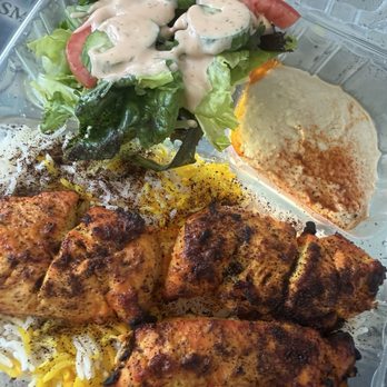 Fresh Grill Mediterranean - Boneless Chicken Kabob Plate - Halal Near Me - Canoga Park, California Fresh Grill Mediterranean - Boneless Chicken Kabob Plate - Halal Near Me - Canoga Park, California