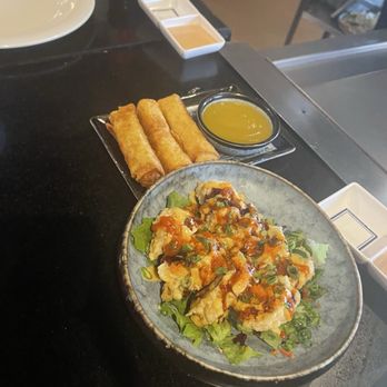 KOBE Japanese Steakhouse - Egg rolls   And stuffed jalapeño - Sushi Bars Near Me - Austin, Texas