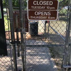 Mitchell Dog Park - Locked on a Tuesday morning :(