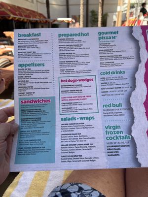 Menu photo 8 Golden Nugget Pool Las Vegas, NV