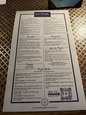 Menu photo 4 Mosaic Restaurant and Bar Ocean Springs, MS Menu photo 4 Mosaic Restaurant and Bar Ocean Springs, MS