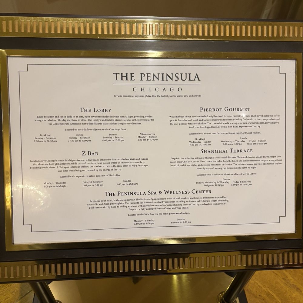 The Peninsula Chicago - Peninsula Directory - Hotels Near Me - Chicago, Illinois