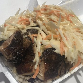 Allwyn's Bakery - Small jerk chicken with rice and cole slaw Photos taken by @CheatEatsTO, our Instagram account - Caribbean Near Me - Toronto, Ontario Allwyn's Bakery - Small jerk chicken with rice and cole slaw Photos taken by @CheatEatsTO, our Instagram account - Caribbean Near Me - Toronto, Ontario