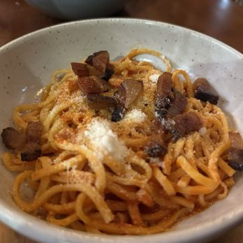 PASTA - Tonnarelli all'Amatriciana - Italian Near Me - Miami, Florida