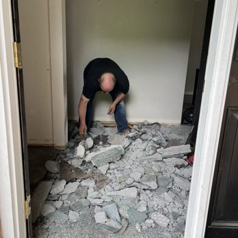 Battaglia Tile - Demo day! Huge job that we are so grateful to Battaglia Tile for taking care of for us - Tiling Near Me Battaglia Tile - Demo day! Huge job that we are so grateful to Battaglia Tile for taking care of for us - Tiling Near Me