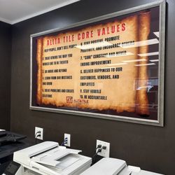 RIPE Art & Framing - Alita Tile Core Values