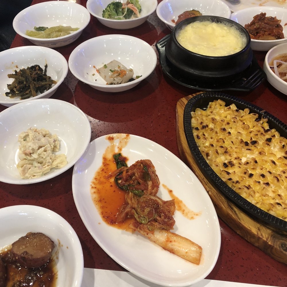Mapo BBQ - Side dishes! - Korean Near Me - Flushing, New York