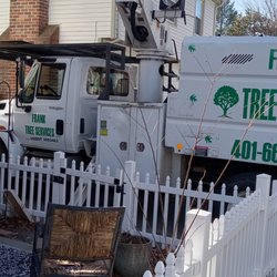 Frank Tree Services And Landscaping - One of his huge trucks.