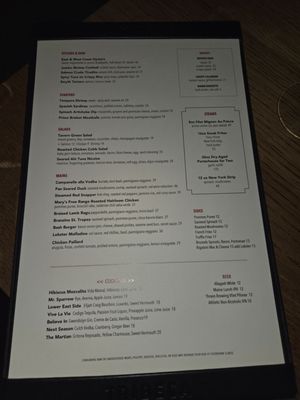 Menu photo 2 Smyth Tavern New York, NY Menu photo 2 Smyth Tavern New York, NY
