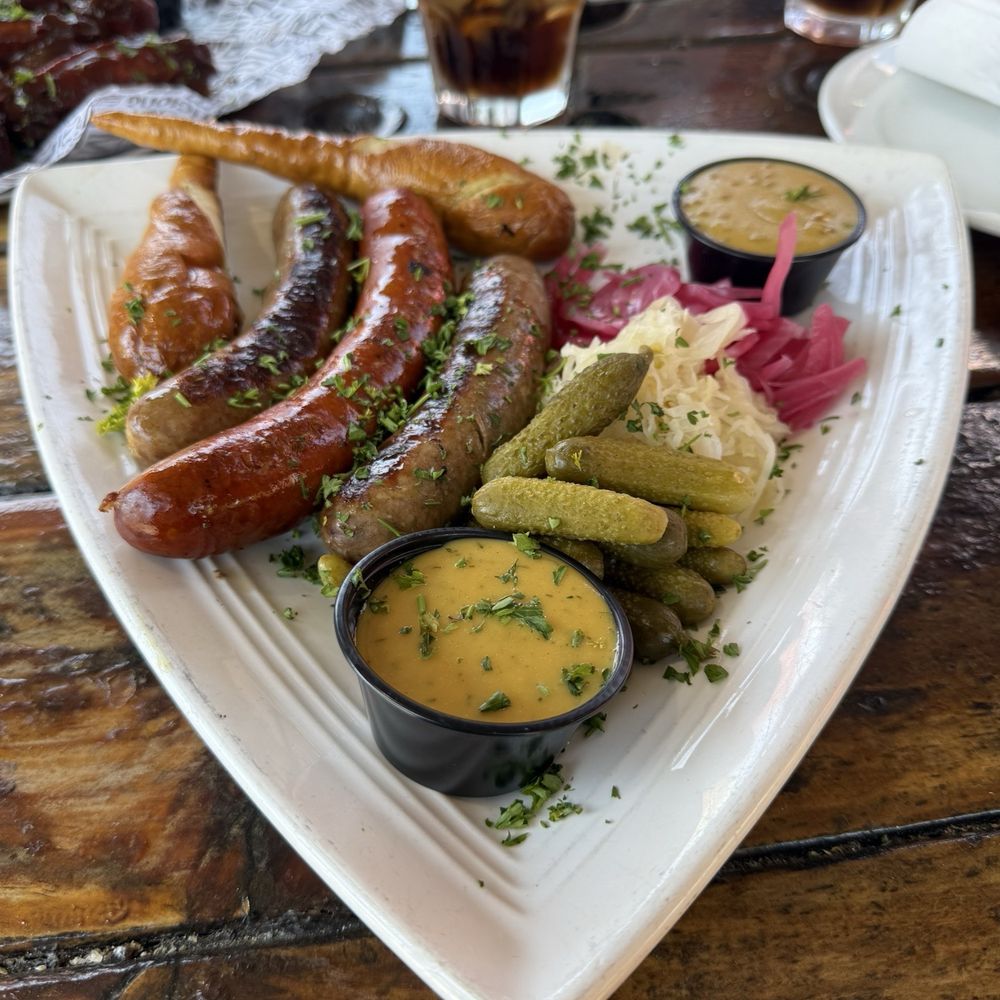 Solvang Brewing Company - Sausage Sampler - Breweries Near Me - Solvang, California Solvang Brewing Company - Sausage Sampler - Breweries Near Me - Solvang, California