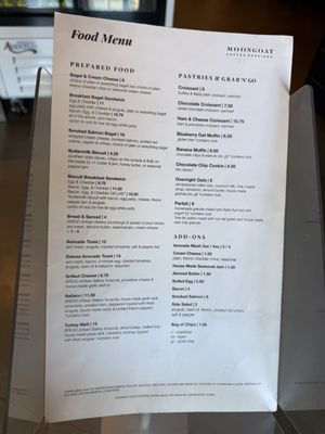 Menu photo 1 Moongoat Coffee Roasters Garden Grove, CA Menu photo 1 Moongoat Coffee Roasters Garden Grove, CA