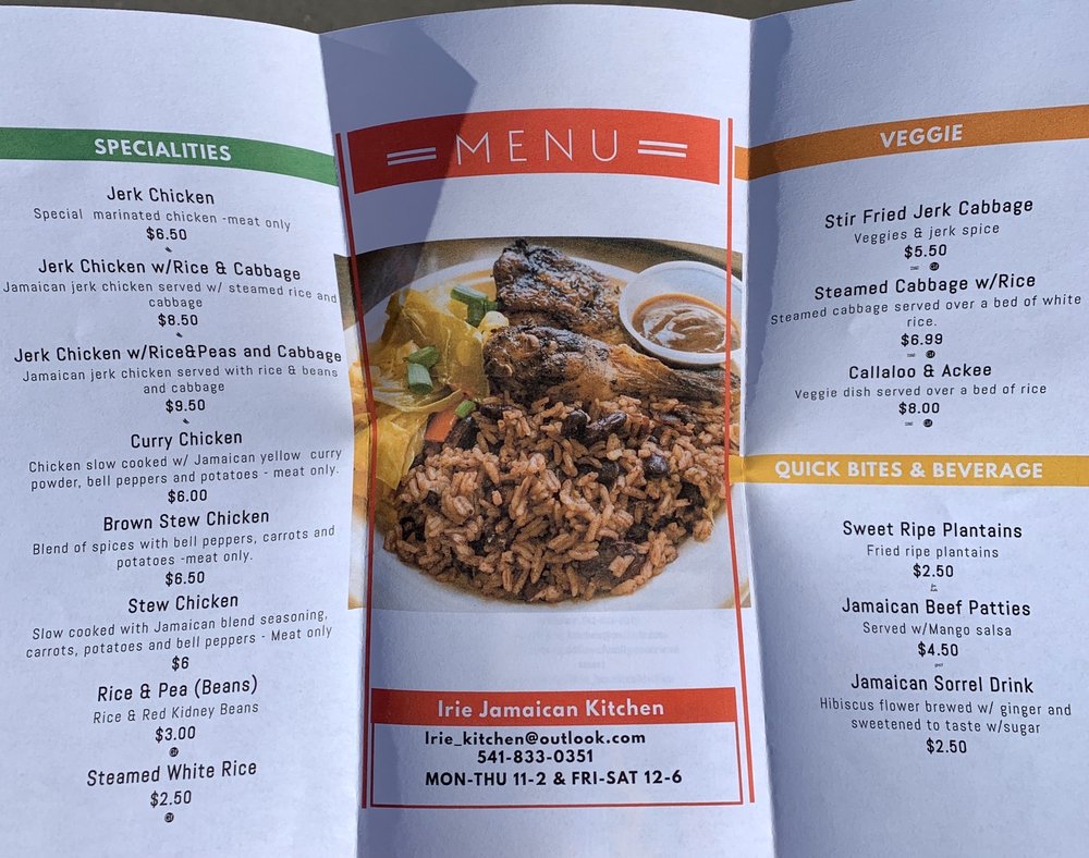 Irie Jamaican Kitchen 55 Photos 27 Reviews Caribbean 28957 W 18th Ave Junction City Or Restaurant Reviews Phone Number