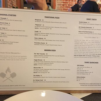 Brick Fire Tavern - Menu - Pizza Near Me - Honolulu, Hawaii Brick Fire Tavern - Menu - Pizza Near Me - Honolulu, Hawaii