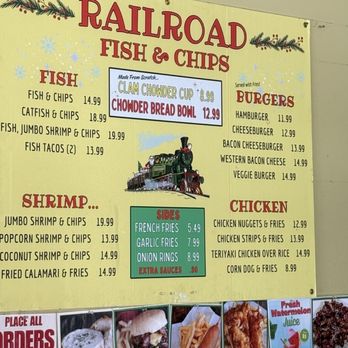 Railroad Fish & Chips - Seafood Near Me - Sacramento, California