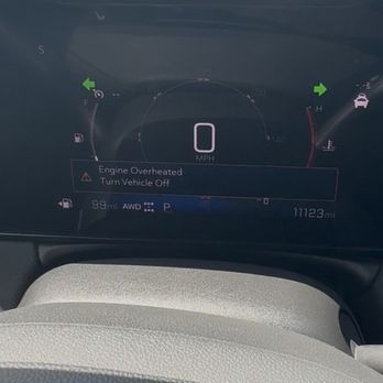 National Car Rental - Dashboard showing engine was overheating - Car Rental Near Me - Naperville, Illinois National Car Rental - Dashboard showing engine was overheating - Car Rental Near Me - Naperville, Illinois