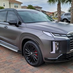 Xtreme Pro Wraps - 2023 Hyundai Palisade 3/4 Satin Dark Grey wrap.