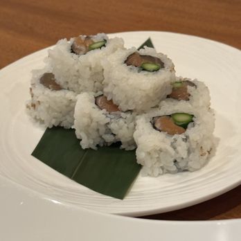 Sake 107 - Salmon Asparagus roll - Izakaya Near Me - Petaluma, California