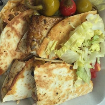 Hobo's Cafe - Mahi mahi quesadilla. Absolutely finger licking good - New American Near Me - Key Largo, Florida