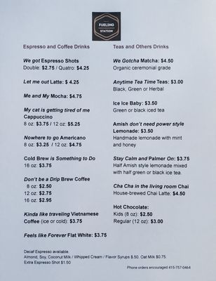 Menu photo 7 Fueling Station San Francisco, CA Menu photo 7 Fueling Station San Francisco, CA