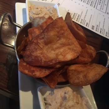 The Vesper - Chips with onion and bean dip - yum' - Cocktail Bars Near Me - Rochester, New York The Vesper - Chips with onion and bean dip - yum' - Cocktail Bars Near Me - Rochester, New York